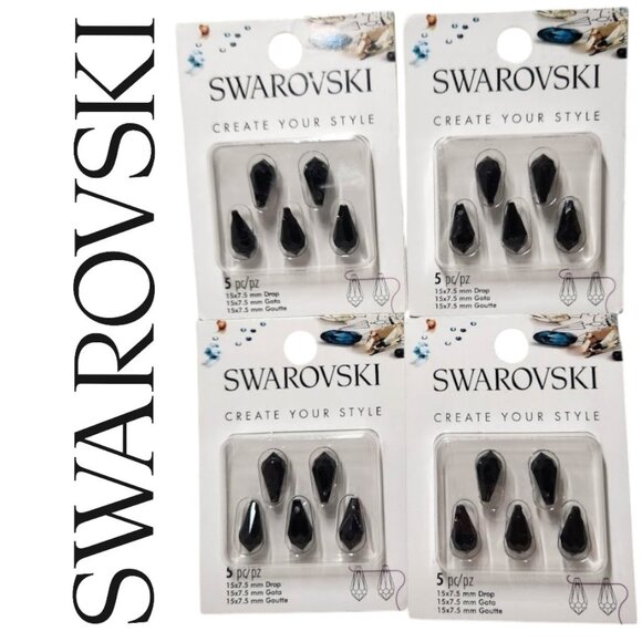 20 Swarovski Gems BEADS - Great for craft making, jewelry making, home decor 15 - Picture 1 of 6
